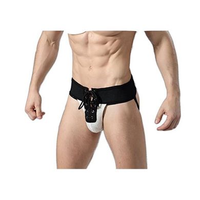 New Men & Gay schwarz & creme jockstraps Tanga String Slip Trunk Stripper Unterw&a