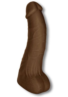 15 x 4,5 cm Dildo Silicone Basics Long John brown