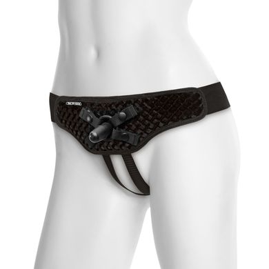 Strap-On Geschirr Raute Samt