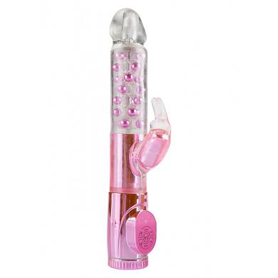 Perlenvibrator "Pearl Perfection" - 26,5 x 3,5 cm - in Pink