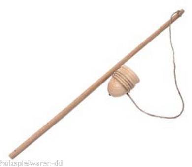Bartl 3162 Peitschen-Kreisel wie zu Omas Zeiten Holz NEU! #