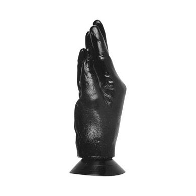 All Black Otto Dildo, 18,5 x 7 cm