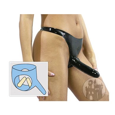 Latex Penisslip 3-fach