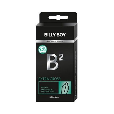 Billy Boy B² Extra Groß XXL Kondome  transparent 15er Packung. 15 Kondome