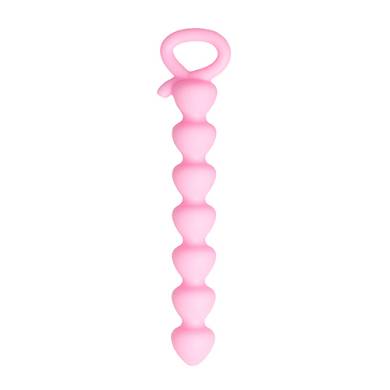 Analkette mit 7 Perlen in Pink