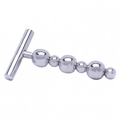 Eros Metall Dildo Mit 6 Kugeln