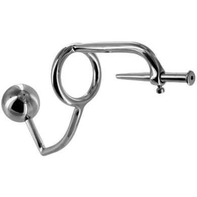Master Series - Anal Intruder Cock Ring with Penis Plug