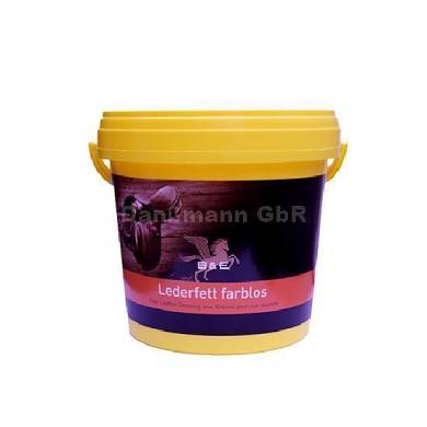 B&E 500 ml Lederfett farblos ,Lederpflege, Leder, Schuhe,Trensen