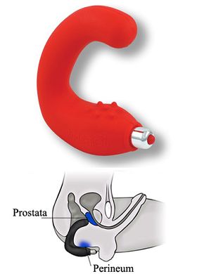 RUDE BOY - Prostata Vibrator rot Neu: 7Speed