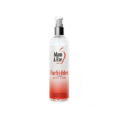 Adam & Eve Forbidden Anal Waterbased Lube - 8 oz