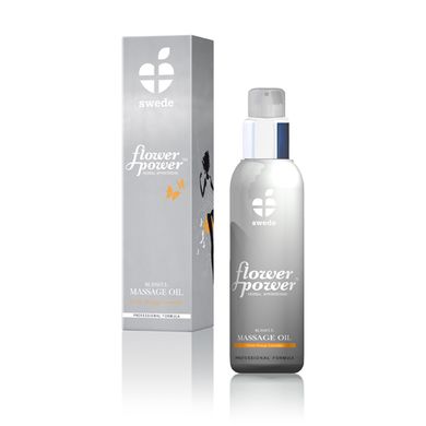 Swede Flower Power Massage Oil - Clove, Orange, Lavender - blissful, 150 ml