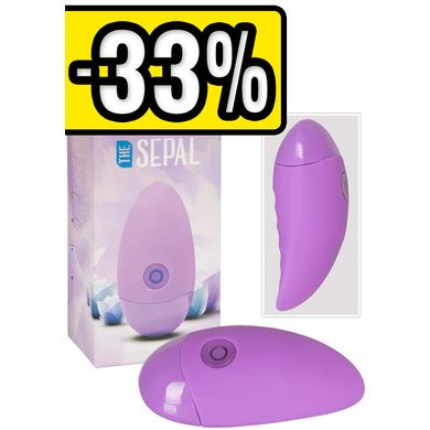 10,5 cm The Sepal purple Aufliegevibrator