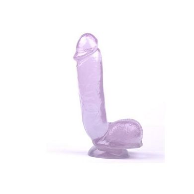 Waooh 69 - Transparent Realistisch Saugnapf Dildo Hard-On - Violett