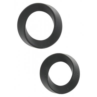 TOYJOY - Disc C-ring Set - Ø 3,0 cm, 3,5 cm - in Schwarz