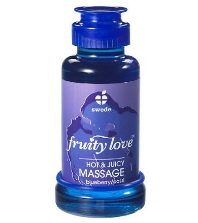 fruity love hot & juicy Massage-Lotion Blaubeer/Cassis-Aroma