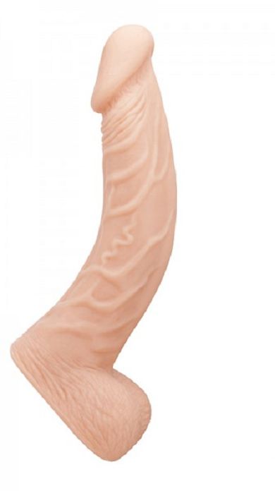 XSKIN 17,5 cm, gebogen in Hautfarbe