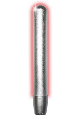 19 x 2,5 cm Vibrator Aluminium Heat Wave silver