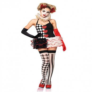 Sweetheart Harlequin - Kostm Set 2TLG.