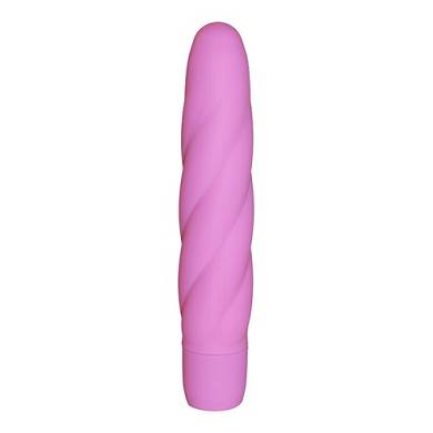 Silikon-Twist Vibrator in Pink