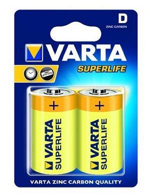 *6 x Varta SuperLife Mono D MN1300 R20 LR20 1,5V Zink-Kohle Batterien Typ 2020