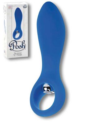 15,5 x 2,4 - 3,8 cm Vibrator Posh O-Probe blau
