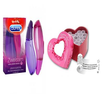 Durex Zweisam Erlebnisgel & Liebesherz