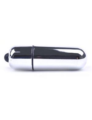 Mini Vibrations Bullet in Silberoptik