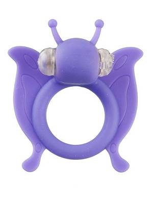 SHOTS TOYS Butterfly Penis Ring purple