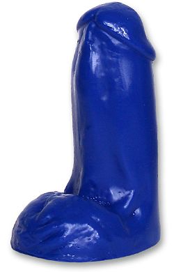 14 x 4 cm Tassilo Dildo blue