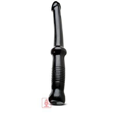 Schwarzer Analbaton mit Eichelspitze