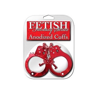 Pipedream - Fetish Fantasy - Anodized Cuffs Red. 1er Pack