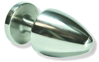 Buttplug aus poliertem Edelstahl Ø 60 mm