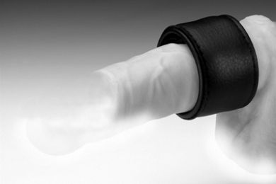 Leder Cockband
