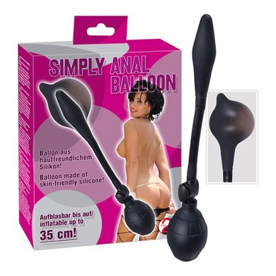 8,5 x2,4 cm Plug Simply Anal Ballon black