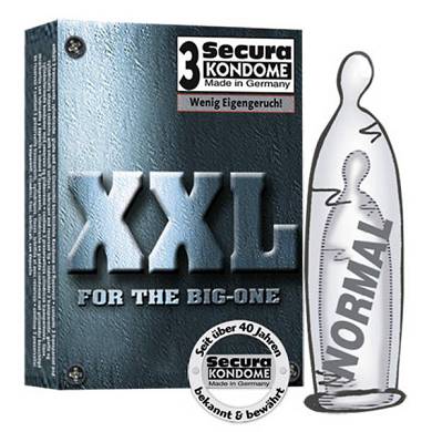 Secura XXL Kondome - 3 Stck
