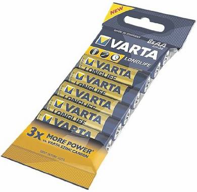 Varta Longlife Extra Batterie AAA Micro 8er Pack