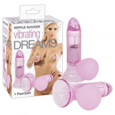 Nippelsauger genoppt mit 7 Vibrationsstufen in Pink