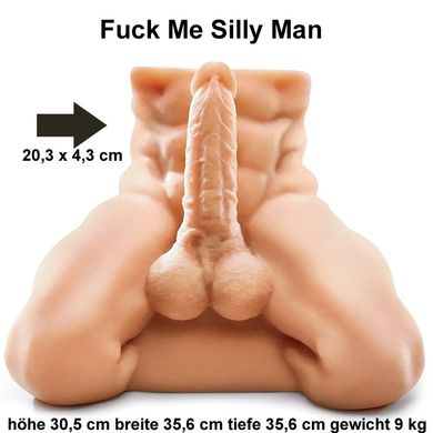 Fuck Me Silly Man Lebensechter Fanta Flesh Torso 20,3x4,3cm