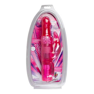 Extra starker rotierender Rabbit Vibrator in Pink