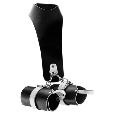 Hals/Handfesseln - Bad Romance - schwarz/weiss