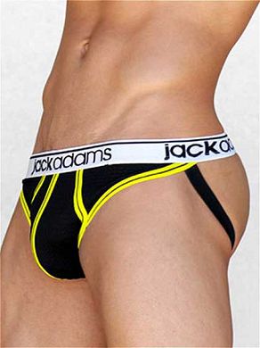 Jack Adams Varsity Mesh Jock black/yellow