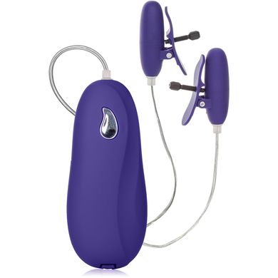 Nippelklemmen mit Vibration und Wärmefunktion purple