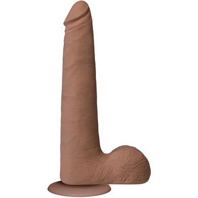 24 x 5 cm Vac-U-Lock UR3 Long Slim Cock brown + Saugfuss