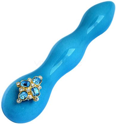 Shiri Zinn Aqua Swarovski Glass