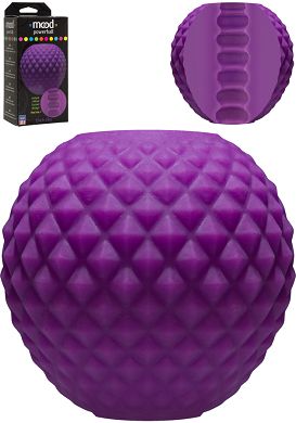 Mood Powerball Stroker Thick Ribs Masturbator purple