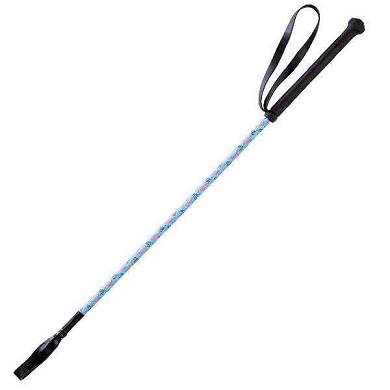 WHIP&GO "Fun Herzchen" Reitgerte, hellblau, 65 cm