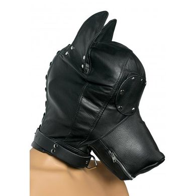 STRICT - Ultimate Leather Dog Hood - Premium Ledermaske