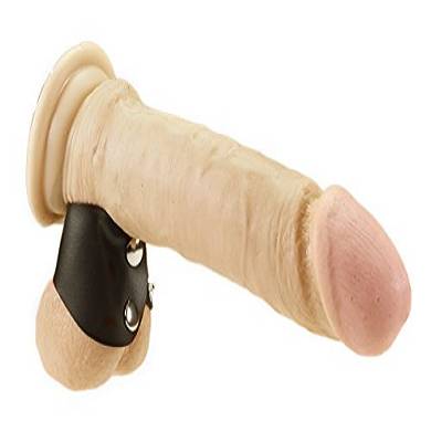 Erotic Fashion ra7458 Ballstretcher, schwarz Leder Verstellbar, 1er-Pack (1 x 1 Stück