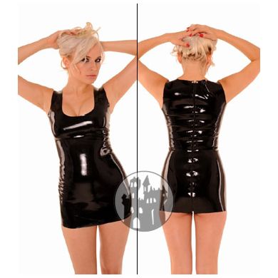 Latex Minikleid mit RV
