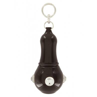Anhnger "Plug" - 2,5 cm - in Schwarz
